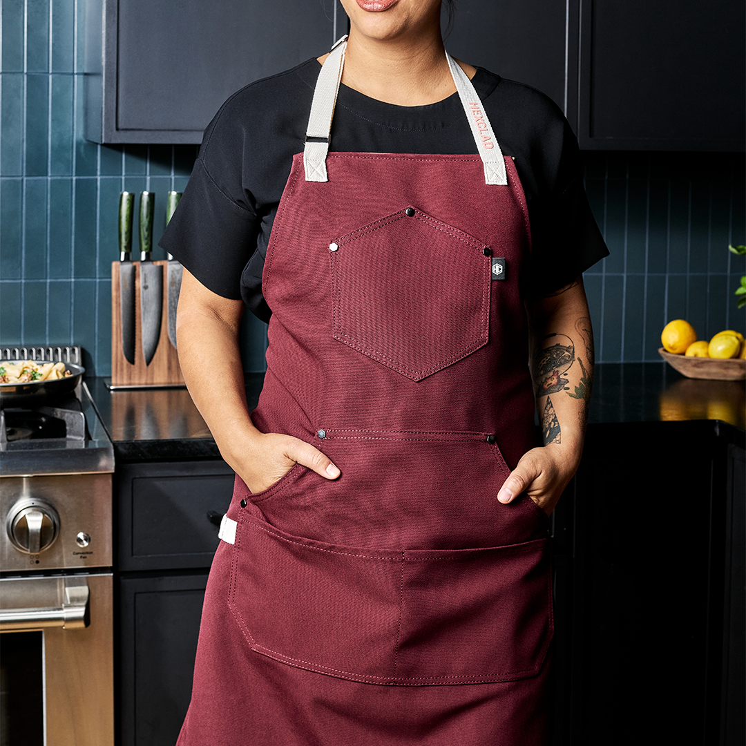 Eco Modern Apron (Crimson) - Image 2