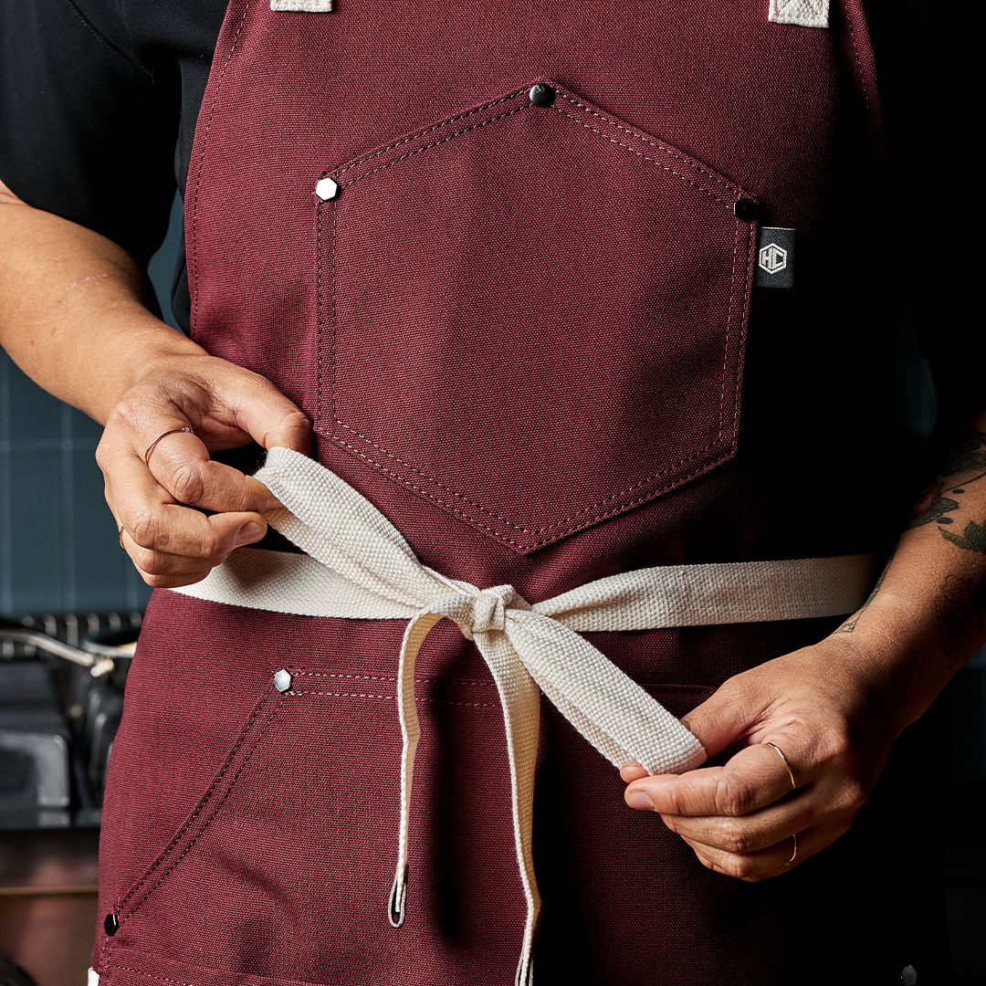 Eco Modern Apron (Crimson) - Image 6