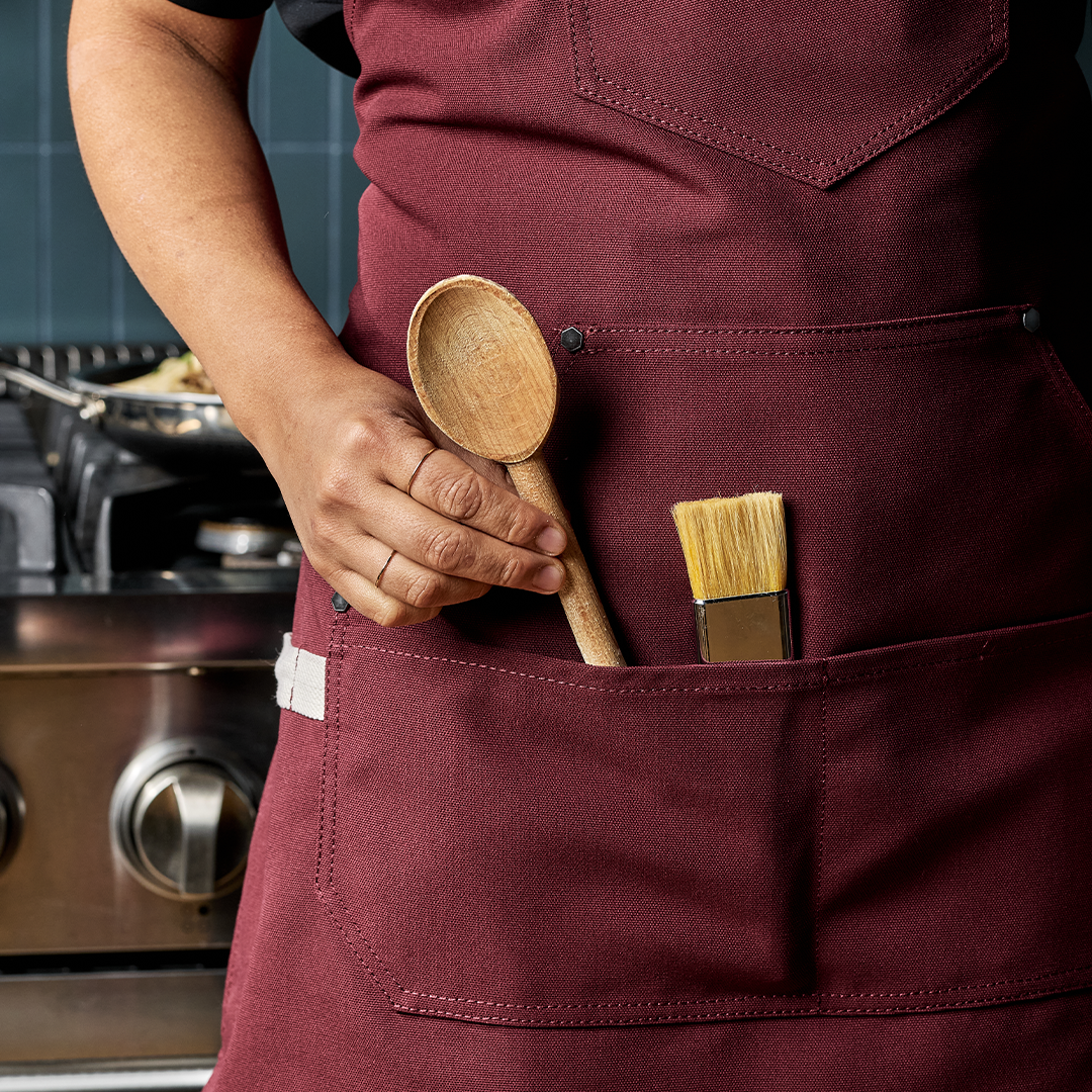 Eco Modern Apron (Crimson) - Image 7