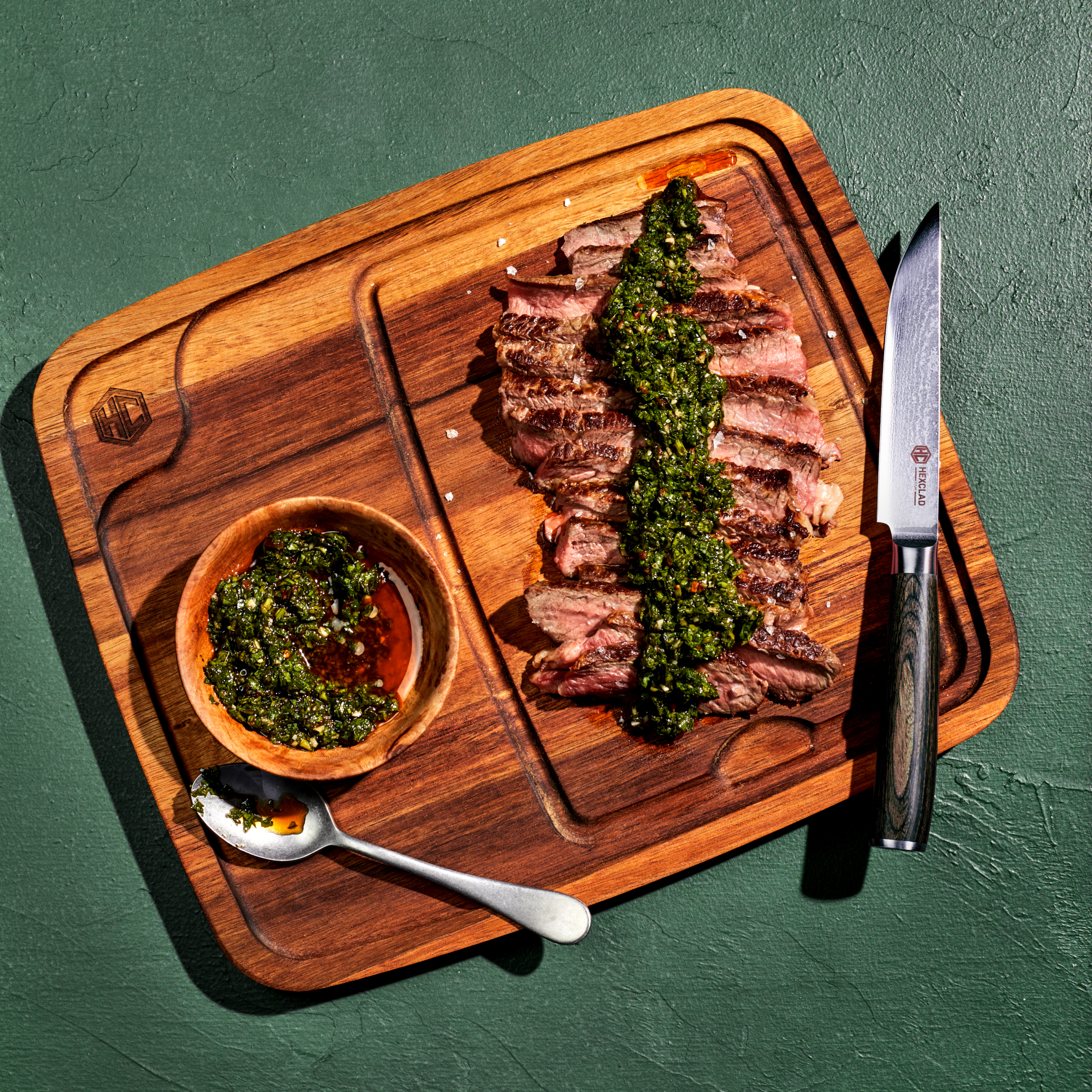 Steak Knife & Bistecca Plate Set, 16-pc (Espresso) - Image 4