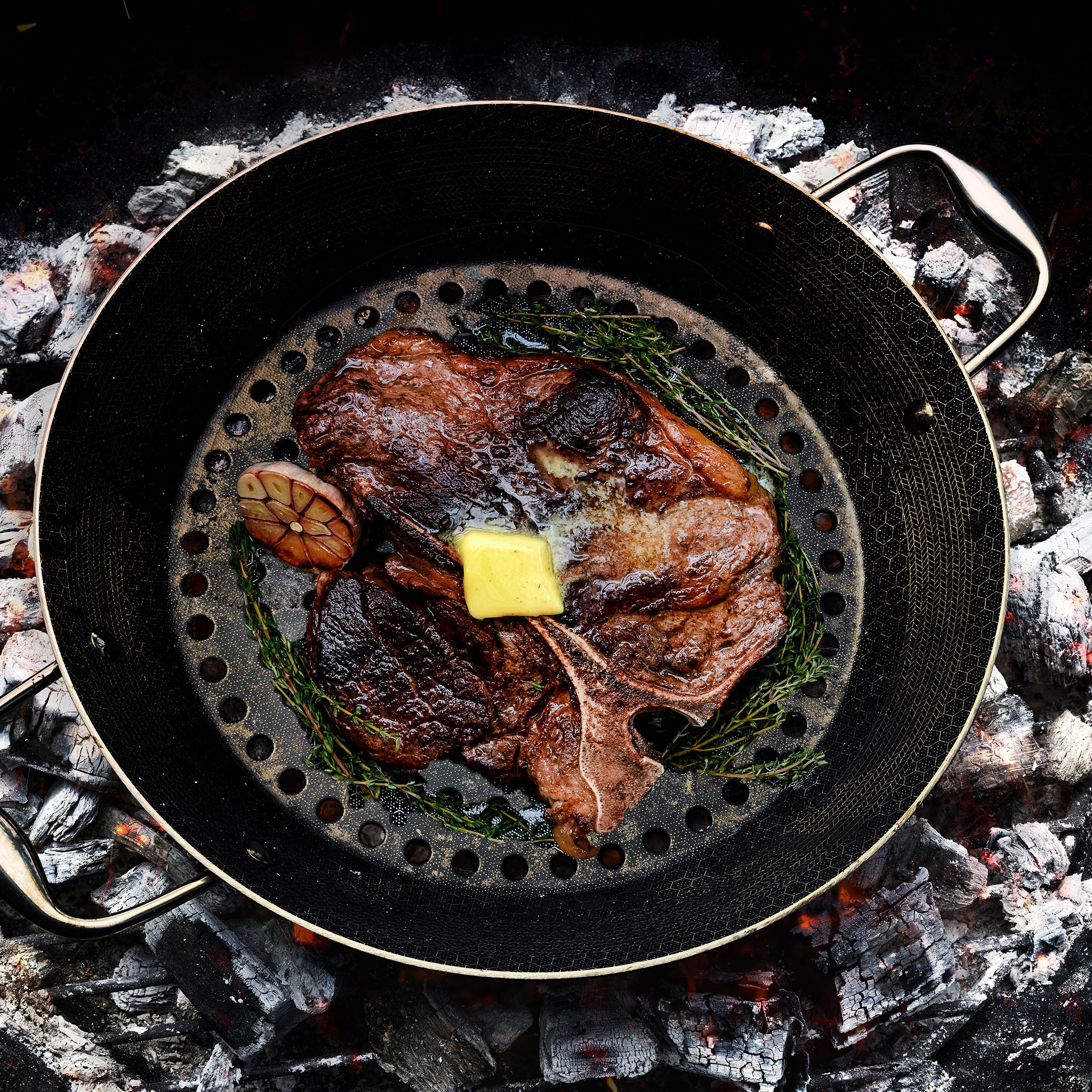 HexClad BBQ Grill Pan + Meat Cleaver Bundle - Image 6