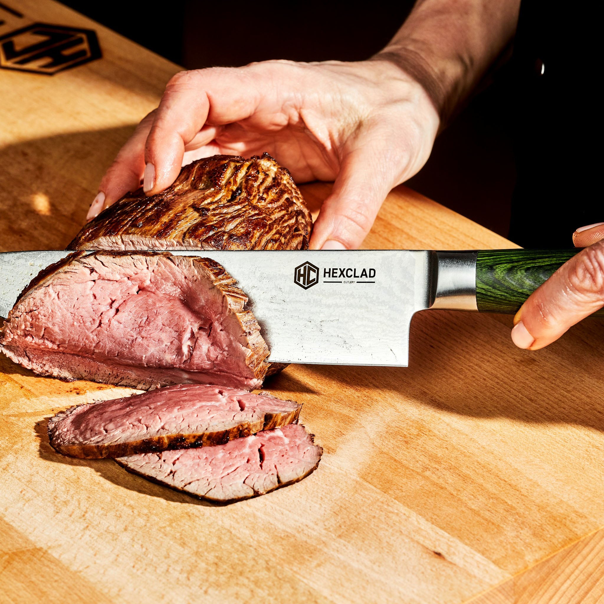 Damascus Steel Chef's Knife, 8" - Image 4