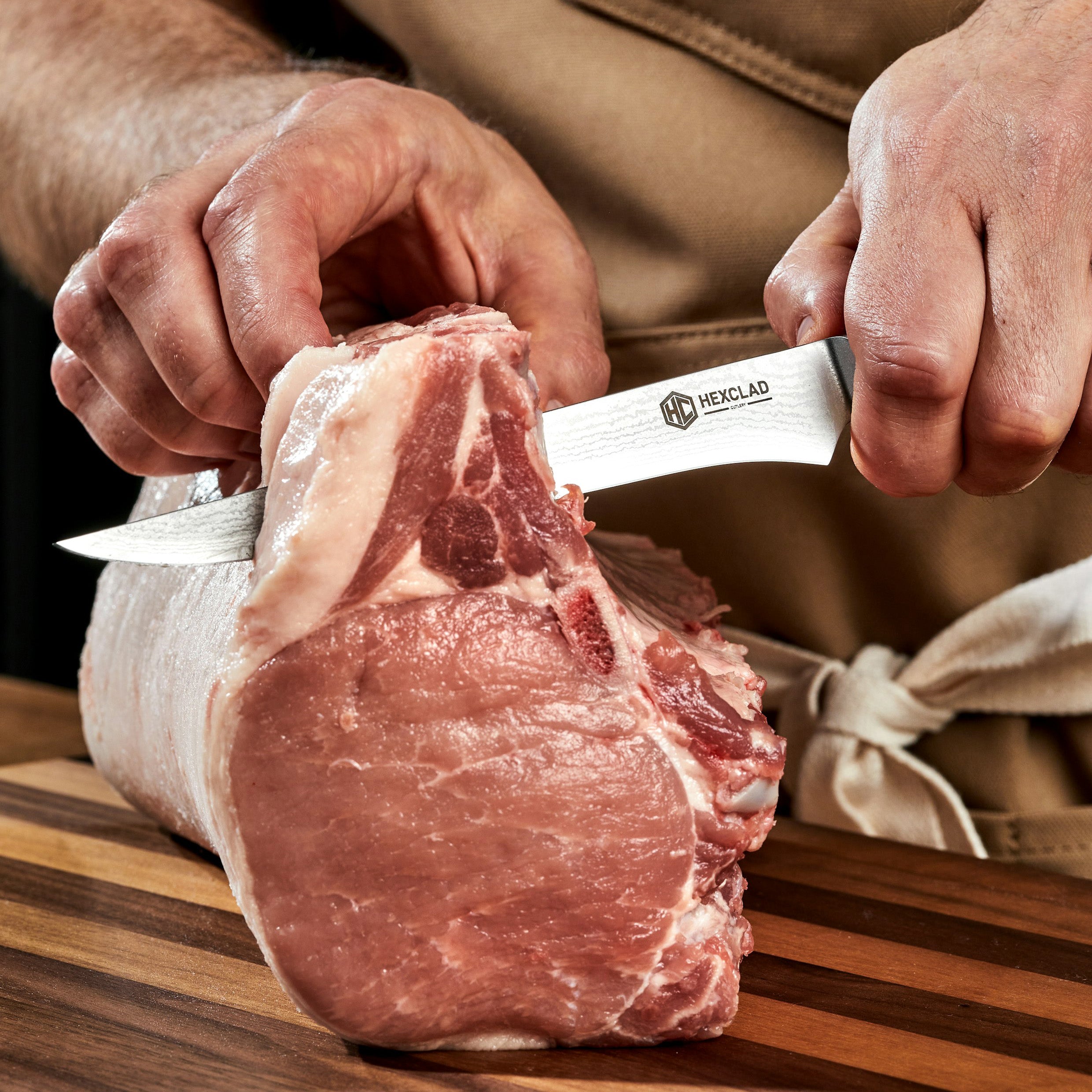 Damascus Steel Boning & Fillet Knife, 6" - Image 4