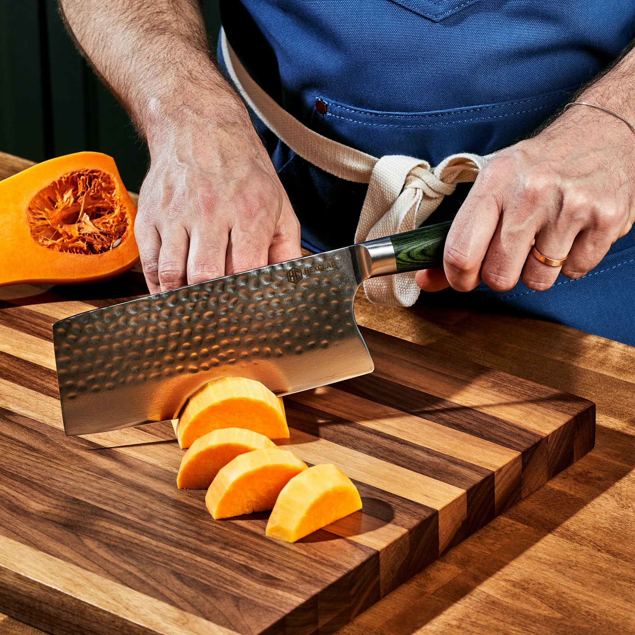 HexClad BBQ Grill Pan + Meat Cleaver Bundle - Image 5