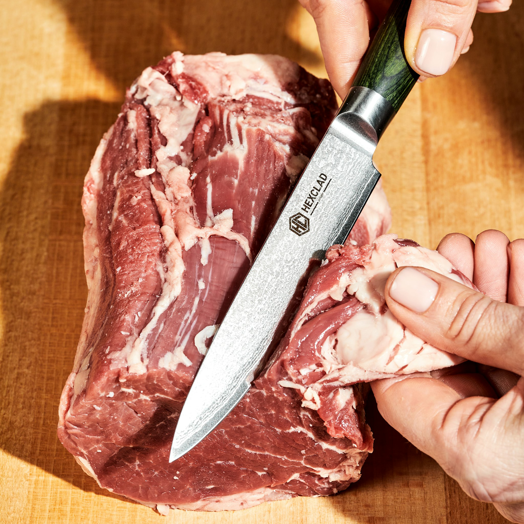 Damascus Steel Utility Knife, 5" - Image 5